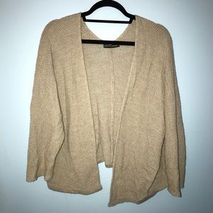 Brandy Melville tan cardigan sweater